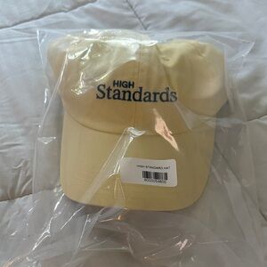 High Standards - Ritual - butter yellow Cream Cap BNWT